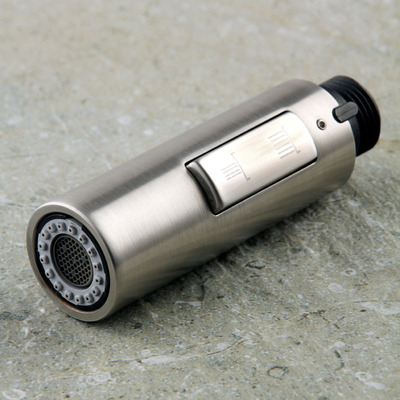 厨房 菜盆两抽拉冷热水龙头 抽拉龙头花洒 镍拉丝外观 61002