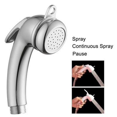 可挂式三功能长出水/暂停马桶冲洗器 彩色妇洗器洗车喷枪