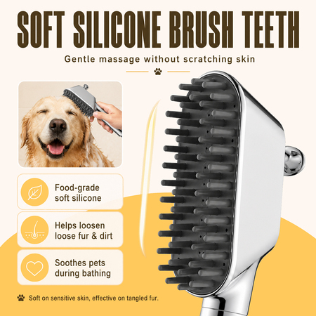 Dog shower attachment Portable with Pet Showerhead for Quick and Easy Pet Bathing & Cleaning-1