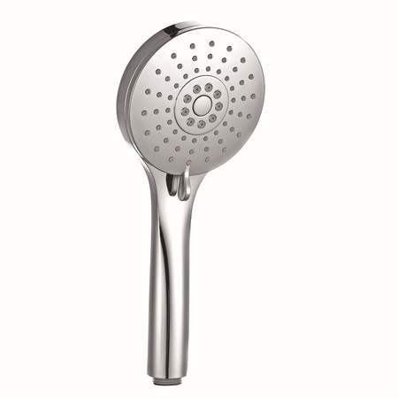 Tri - function Fully Electroplated Shower Set with Pressure - Boosting and Water - Saving Features,