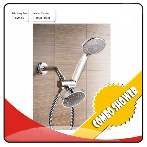 American-style Concealed Bracket Arm Three-way Shunt with Socket Top Spray Shower Set