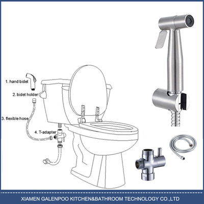 妇洗器喷枪 增压净身喷头马桶套装冲洗私处肛门洁身器