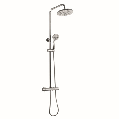 Copper Thermostatic Shower, Adjustable Height Shower Set, Multi-functional Shower Head - Premium Qua