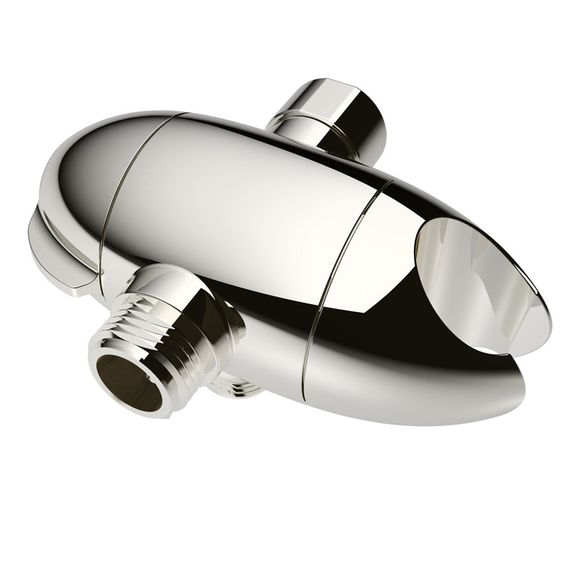 美式卫浴莲蓬头吊臂转接头顶喷三通花洒插座分水器淋浴臂分流器 ...