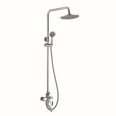 All - copper Shower Lift Shower Set with Pressure - Boosting Nozzle and Hot - Cold Faucet, Direct fr
