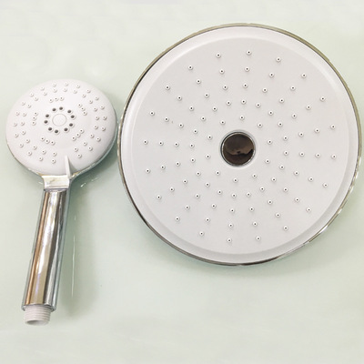 卫浴配件 多功能自洁淋浴花洒头 免清洗顶喷手持配套 除水垢花洒