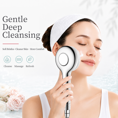 3-in-1 Multi-function Magnetic Beauty Massage Shower Head Set